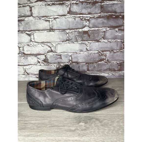 Bed Stu Dark Gray Leather Wing Tip Oxfords Lace Up Shoes Men Sz 10.5M US/43.5EU main image 16